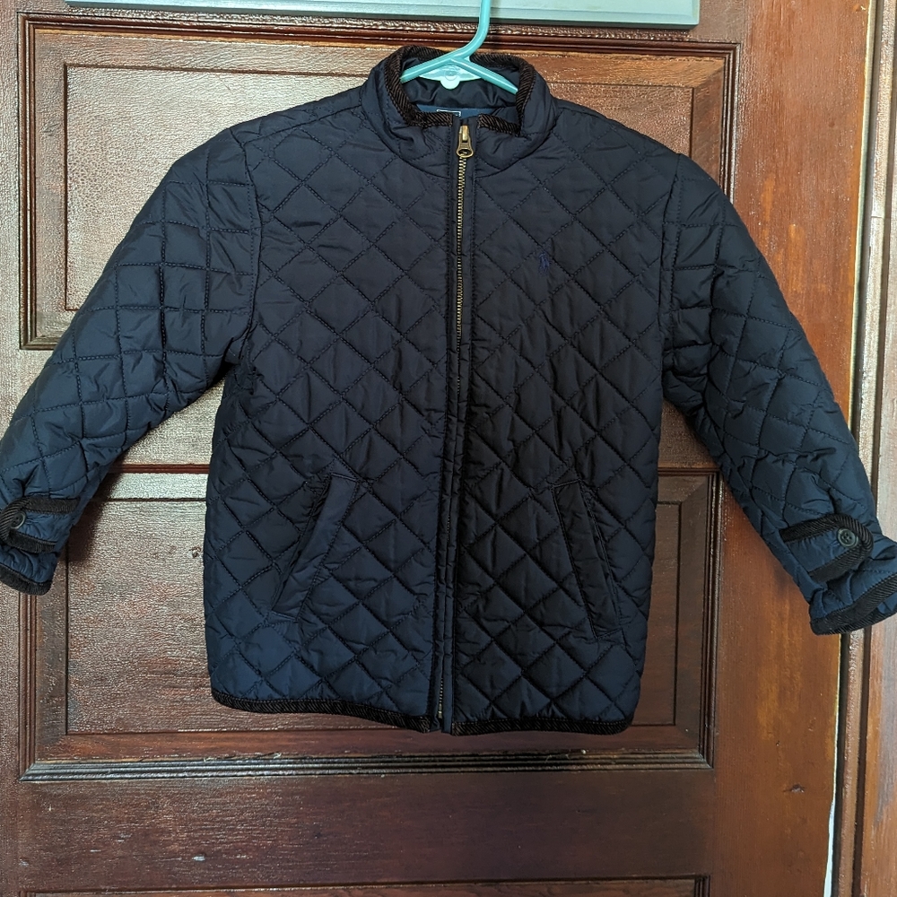 Ralph Lauren Polo kids quilted barn jacket